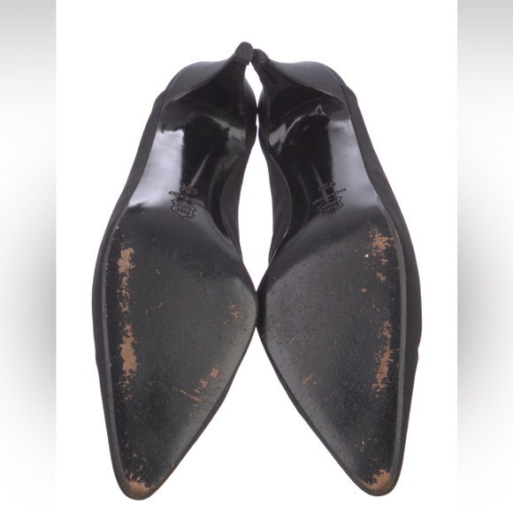 Fendi satin grosgrain mules with bow - Picture 5 of 5